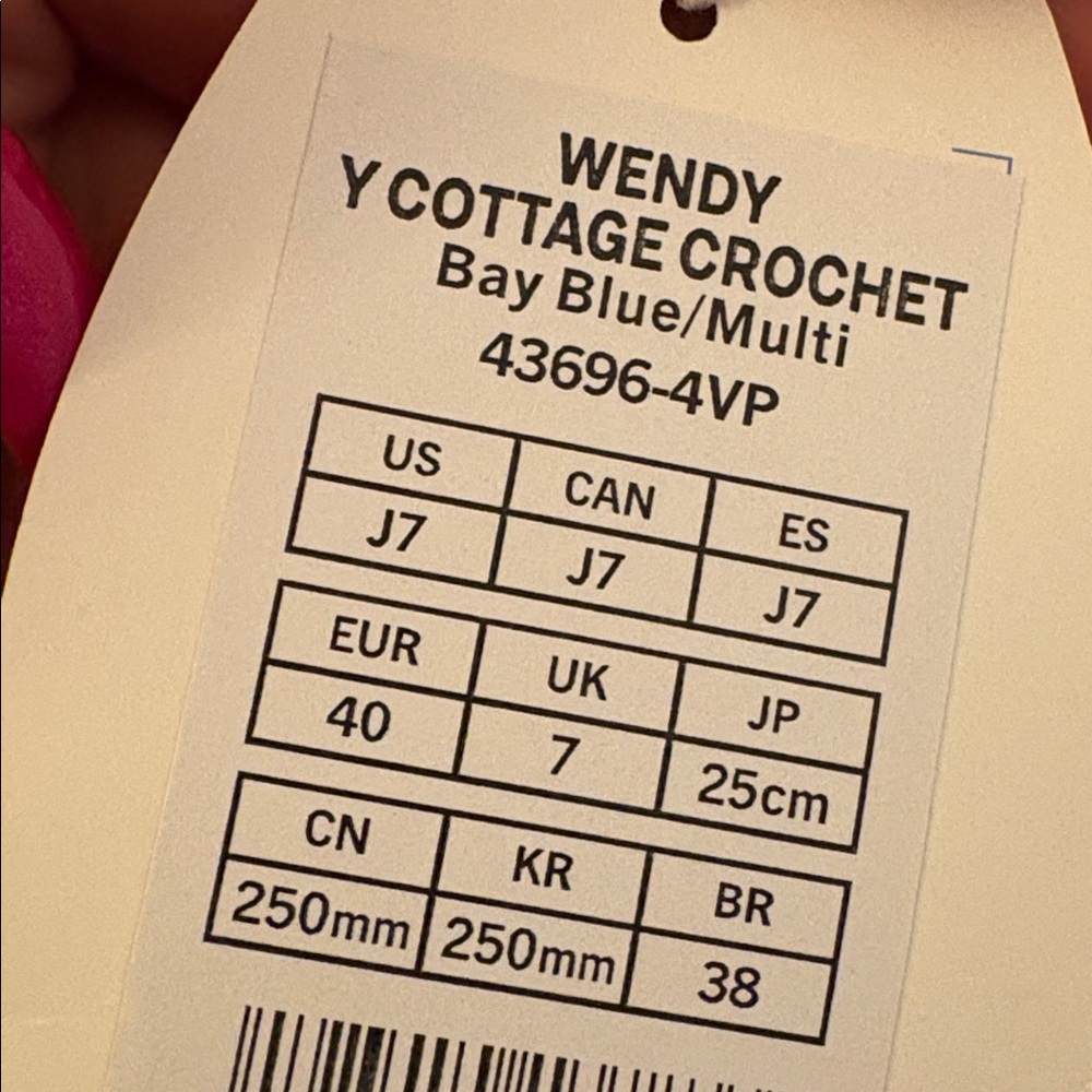 HEY DUDE Wendy Cottage Crochet Womens Shoes - Picture 6 of 6